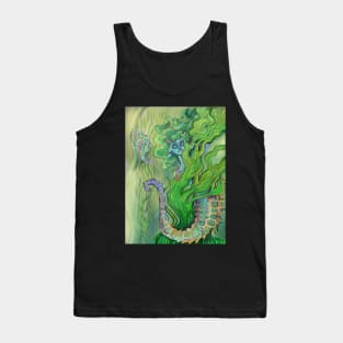 Shy Seahorse Mermaid Tank Top